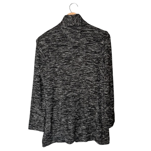 Eileen Fisher Micro Tweed Knit Single Button Sweater Blazer - Picture 3 of 10